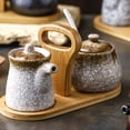 thumbnail image 4 of Ceramic Soy Sauce Bottle Vinegar Storage Bottle Condiment Pot Kitchen Gadget, 4 of 6
