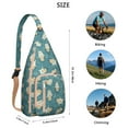 thumbnail image 3 of Hunting Bear Sling Backpack&nbsp;- Aesthetic Wild Bear Design with Artistic Details, Durable Anti-Theft Daypack for Outdoor Enthusiasts, 3 of 4