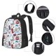 thumbnail image 2 of Balery London Landmark2 Mochila para hombre y mujer - Tela Oxford 600D resistente - Gran capacidad, resistente al agua, ideal para la escuela, viajes y senderismo, 2 of 6