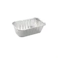 thumbnail image 5 of 50 Pack 1Lb mini Loaf Pans Heavy Duty Disposable Aluminum Foil Bread Tins Standard Size 6" X 3.5" X 2.5" Oven Safe Sturdy Small Bread Tin Pans 1 Pound Loaf Pans, 5 of 7