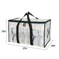 TUTUnaumb Large Clear Blanket Storage Bags for Bedding with Zipper