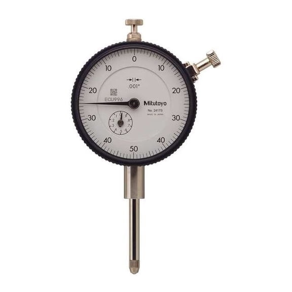 Mitutoyo Dial Indicator,0 to 1 In,0-50-0 2417A