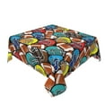 thumbnail image 2 of Wukai American Football Waterproof Tablecloth for Kitchen Dining, Fits Square Tables for 2-4 Seats -54"x54", 2 of 7