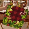 thumbnail image 3 of Softalker Christma Table Runner Classic Buffalo Check Table Runner Stylish Design for Family Dinner Christmas Holiday Birthday Party Table Home Decoration, 3 of 7