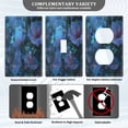 thumbnail image 3 of Light Switch Cover Switch Plate Outlet Cover Plug Cover for Electrical Unused Outlet Cover Fantasy Luminous Flowers, 3 of 6