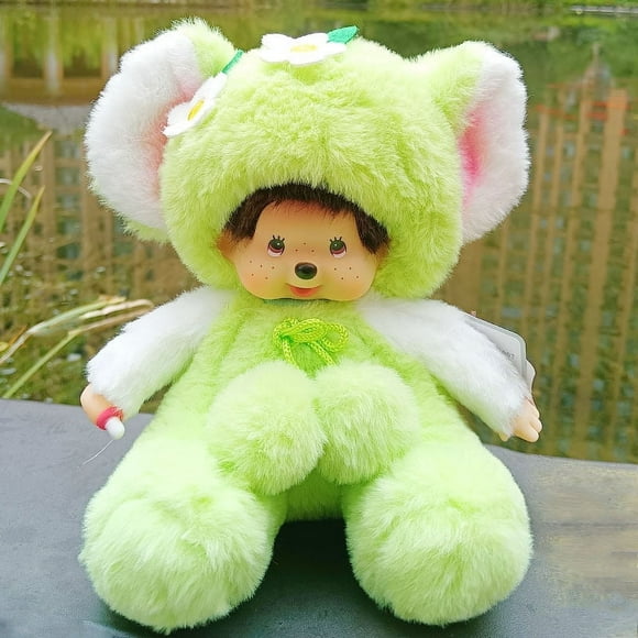 Soft Stuffed Toy, Monchhichi Blue And White Mickey Mouse Plush Doll 20cm, Children'S Day Gift, The best gift for friends and children Plush Toys