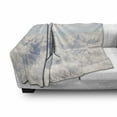 thumbnail image 3 of Outer Space Soft Flannel Fleece Blanket, Rocket Taking Off on Mission Spaceman Planet Gazing Endeavour Power Print, Cozy Plush for Indoor and Outdoor Use, 50" x 70", White Blue Brown, by Ambesonne, 3 of 6