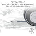 thumbnail image 3 of Razer Kraken Gaming Headset: Lightweight Aluminum Frame - Retractable Noise Isolating Microphone - For PC, PS4, PS5, Switch, Xbox One, Xbox Series X & S, Mobile - 3.5 mm Headphone Jack - Mercury White, 3 of 6
