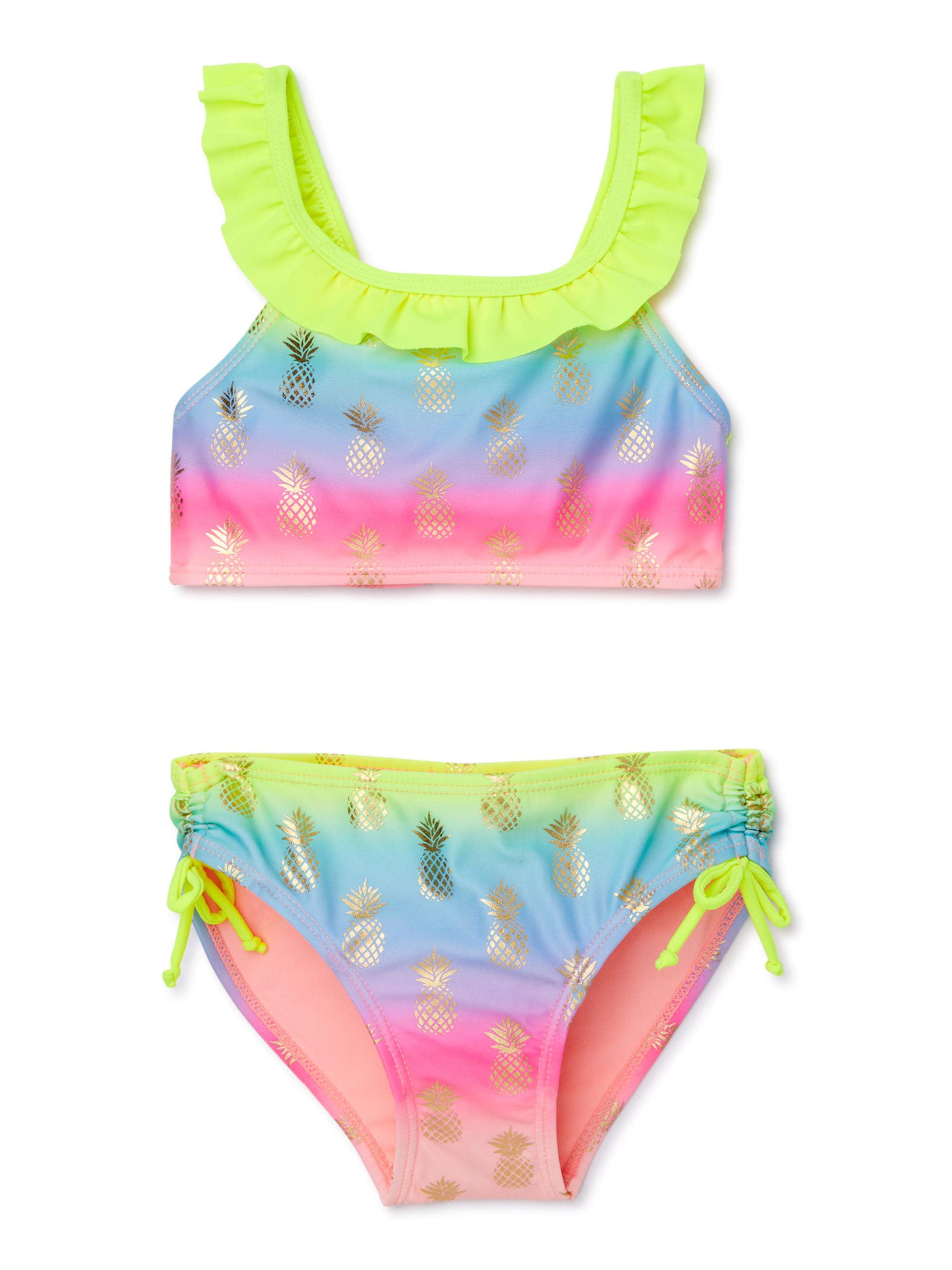 girls pineapple bikini