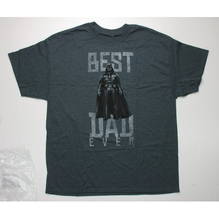 Star Wars Darth Vader Best Dad Charcoal T-Shirt