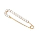 thumbnail image 1 of Broches de perlas Jumpingount con diamantes de imitación dorado, 1 of 6