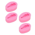 thumbnail image 1 of Molde 4 pcs silicona molde de batería fondant silicona molde de chocolate decoración de pastel de chocolate molde de reempostería para hornear, 1 of 7