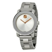 Movado Bold Women's Mid-Sized Silver 36mm Watch 3600084