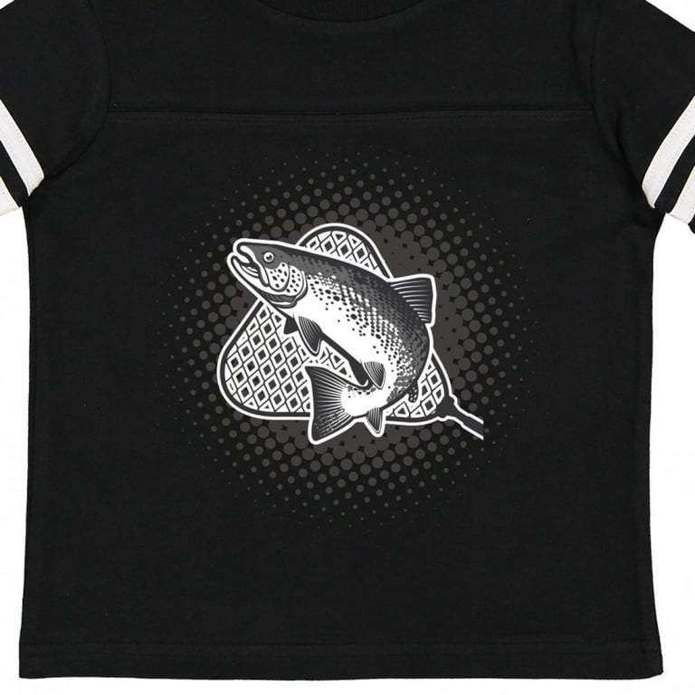 Inktastic Trout Fisherman Fly Fishing Boys or Girls Toddler T-Shirt