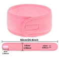 thumbnail image 2 of Diadema facial de spa Diadema de tela Toalla elástica de 4 cuentas para baño, maquillaje y deporte Ormromra WMPH-814-5, 2 of 6