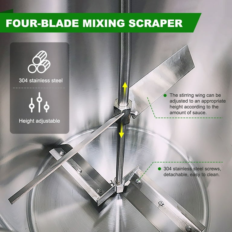 HNZXIB 25L Automatic Food Mixer Commercial Stainless Steel Food