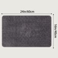 thumbnail image 7 of Unique Bargains Rubber Backing Quick Dry Bath Mat Grey 16" x 24", 7 of 7