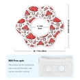 thumbnail image 6 of Hirioo Amanita Red Mushroom for Baby Cotton Petal Bib Drool Bibs for Baby Boy Unisex, 6 of 9