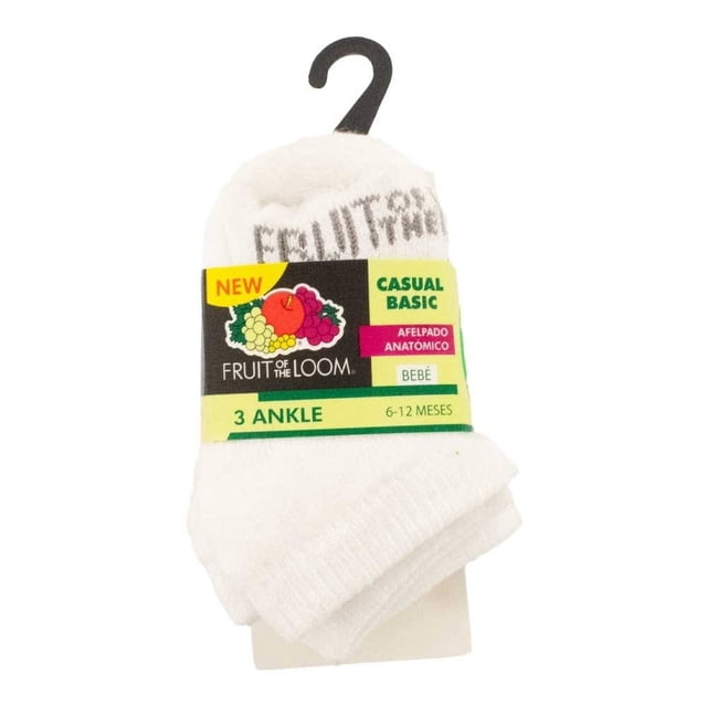 Tin Fruit Of The Loom para Niño Multicolor Talla 24 a 36 M Varios Modelos 3 Pares