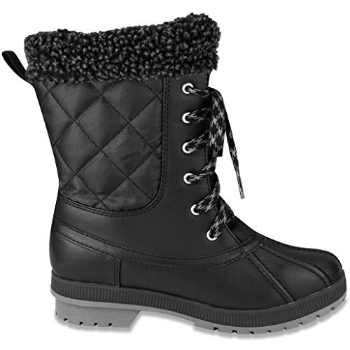 London Fog Womens Swanley Cold Weather Snow Boot