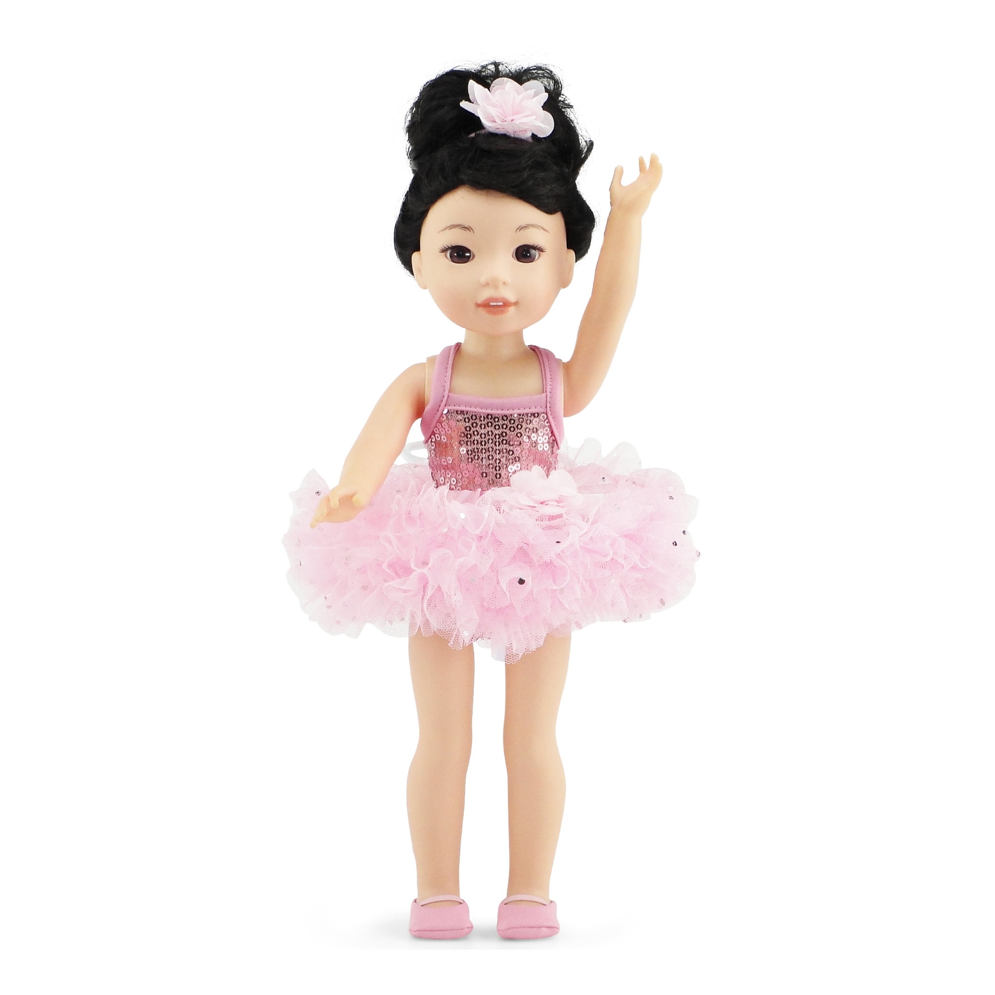 PINK SPARKLE BALLET TUTU  Fits American Girl Our Generation 18 Inch Doll Clothes 