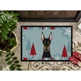 thumbnail image 3 of Caroline's Treasures BB1741JMAT Winter Holiday Doberman Door Mat, Indoor Rug or Outdoor Welcome Mat 24x36 Doormat , 24H, 3 of 4