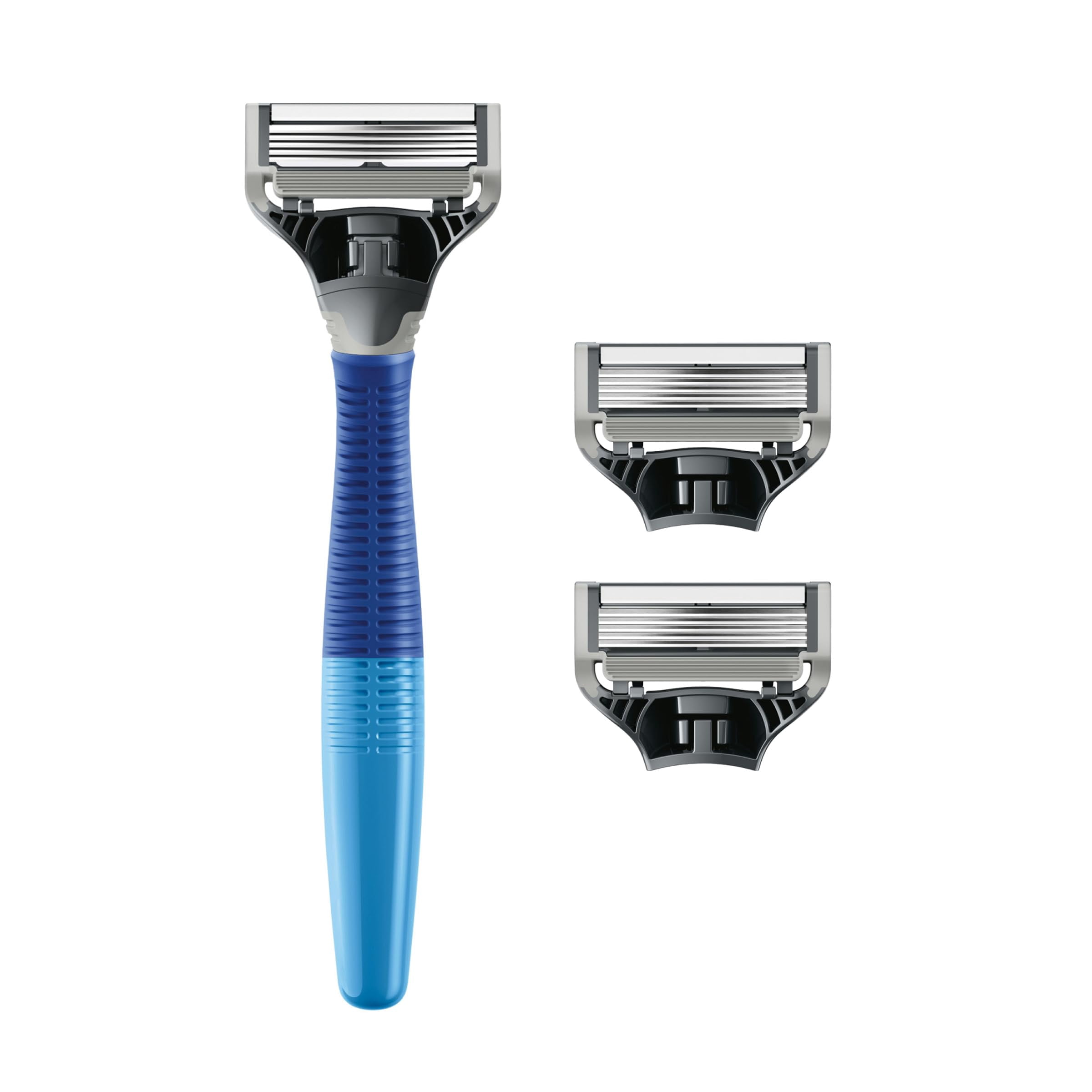 Harry's Razors for Men - Shaving Razors for Men includes a Mens Razor and 3 Razor Blade Refills (Ocean Blue)