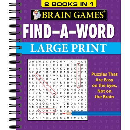 Brain Games Find a Word Large Print - Walmart.com