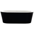 thumbnail image 2 of A&E Bath Payton Freestanding Bathtub 67" Black Matt, 2 of 2