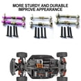 thumbnail image 4 of mmirethe Ensemble de 2 Pcs 1/8 Tige de Liaison en Alliage d'Aluminium pour Véhicules WR8 sur Route, Accessoires de Voiture RC, Pièces de Rechange Rouges, 4 of 6