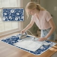 thumbnail image 3 of ZIATUBLES Vintage Flower Print Ironing Mat Pad Foldable Ironing Blanket, Portable and Lightweight Ironing Board Alternative Cover for Travel Easy to Store, 31.5" x 19.6", 3 of 7