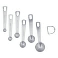 thumbnail image 2 of Domqga Ensemble de 6X Cuillères à Mesurer en Acier Inoxydable Outils de Cuisson, 2 of 8