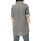 thumbnail image 3 of CamiDe Mujer Con Cuello De SolaY Mangas Largas Enrolladas Con Botones Negro XL, 3 of 5