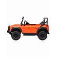 thumbnail image 3 of PINGÜE® Montable Eléctrico Niños Land Rover® Defender 110 SVX Licencia Oficial | Control Remoto 2.4 GHz | Batería 12V 7AH |8 Km/h | 2 Motores 390 |Luces LED, Música, Radio| ORANGE, 3 of 7