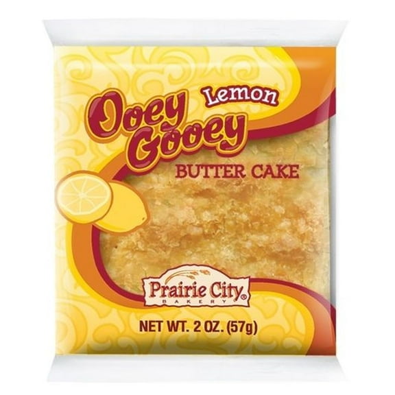 Prairie City Bakery Ooey Gooey Lemon Butter Cake, 2 Ounce -- 60 per case