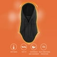 thumbnail image 4 of Ettsollp Polar Fleece Balaclava Hat Winter Men Women Headgear Solid Color Drawstring Neck Warmer Face Guard Hat Outdoor Sports Unisex Neck Gaiter, 4 of 8