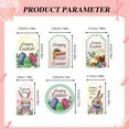 thumbnail image 3 of Clearance Items 24pcs Easter Bunny Hanging Tags with String – Floral & Bunny-Themed Gift Tags – DIY Easter Basket Tags, Party Favor Labels, Scrapbooking, Gift Wrapping, 3 of 5