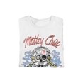 thumbnail image 3 of Motley Crue Girl's Skull Jumbo Print Unisex T-Shirt - White - Small, 3 of 5