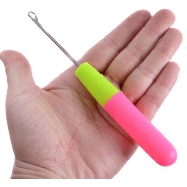 3 piezas para el hogar con ganchos, peluca, ganchos de crochet, tinte para el cabello, lengua, ganchos de crochet, peluca, Utensilios de costura, alfombra, ganchos de crochet oso de fresa Electrónica