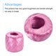 thumbnail image 4 of Poliéster Nylon Plástico Cuerda Cordel Doméstico Atado para Embalaje Jardinería Artesanía, 200m Longitud, Rosa Paquete de 2, 4 of 6