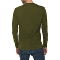 thumbnail image 2 of Aloha Graphic Long Sleeve Crewneck Tee - Army Green XL, 2 of 4