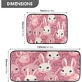thumbnail image 3 of Kitchen Rug Set of 2, Easter Bunny Cushioned Anti-Fatigue Kitchen Mat Non Slip Washable Floor Mat Comfort Standing Mats for Office, Home, Laundry Room Home Decor Gifts, 3 of 7