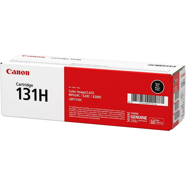 Genuine Canon HIGH Capacity Toner Cartridge 131, Black - 6273B001