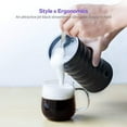 thumbnail image 3 of Miroco Milk Frother, Electric Milk Steamer Foam Maker 8oz for Coffee, Latte, Cappuccino, Black, 3 of 6