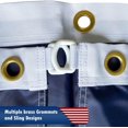thumbnail image 4 of This 6x10 ft American Flag Outdoor The Strongest, Longest Lasting, 6x10 ft. Embroidered Stars Sewn Stripes Brass Grommets Foot Heavy Duty Nylon, 4 of 7