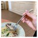 thumbnail image 5 of Cuchara de acero inoxidable, cuchara de sopa grande for el hogar, cuchara for gachas, cuchara for Fideos, 5 of 6