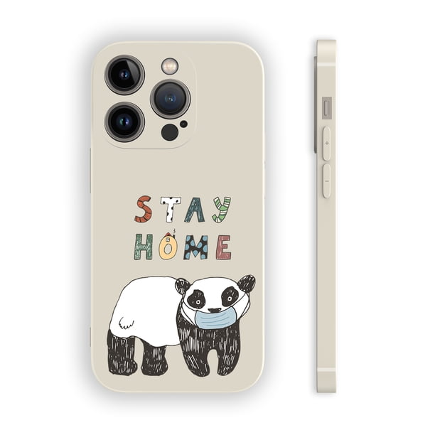 ¡Manténgase único con una colorida y duradera funda para iPhone plateada mate con dibujos animados para varios modelos!