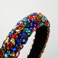 thumbnail image 3 of Helii Luxury Shiny Rhinestone Headband for Women, Comfortable Sponge Hair Hoop for Party Daily Wear, 3 of 5