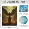 thumbnail image 3 of Diamond Art Kits for Adults - Modern Angel Print No.151 5D Frameless Dimond Painting Kit for Adults Beginner, Round Diamond Kits for Home Wall Decor, Gift for Women, 3 of 7