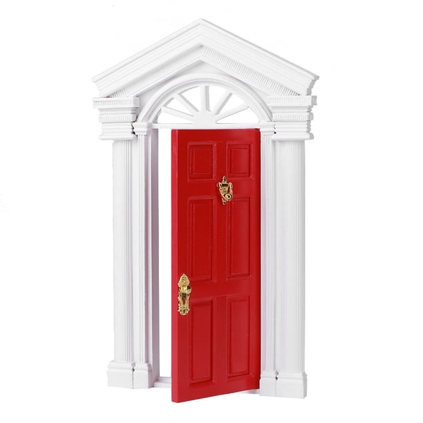 Accesorio para casa de muñecas en miniatura de madera a escala 1:12, modelo de puerta hueca de madera para muñecas. | en línea Accesorio para casa de muñecas en miniatura de madera a escala 1:12, modelo de puerta hueca de madera para muñecas. | en línea